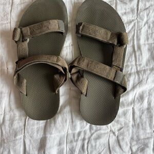 Teva Khaki Strap Sandals